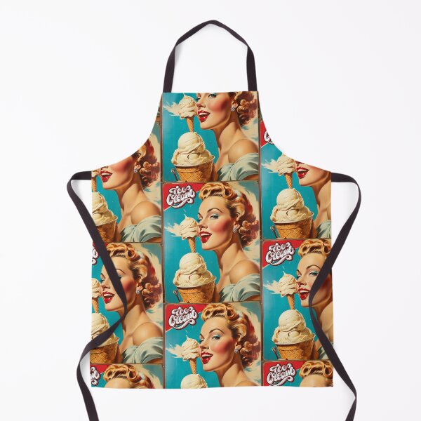 Item preview, 1950s style icream food poster pinup sign vintage classic design designed and sold by Vintage Designs +.