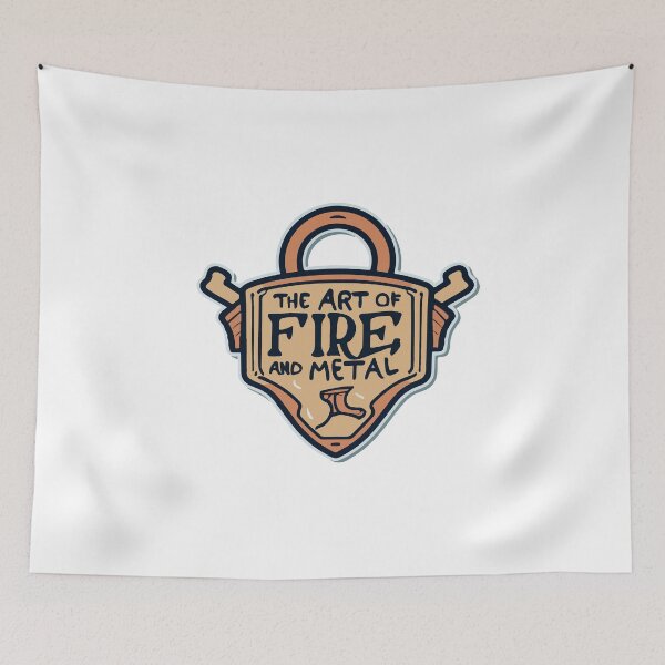 Item preview, Blacksmith Art of Fire and Metal Classic Design designed and sold by NiftyWrx.