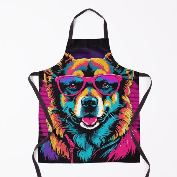 Item preview, When your little dog adopts glasses, each starry night becomes a fashion show under the sky, with lenses reflecting the sparkle of the stars while paws explore the universe designed and sold by Pulsant Paintings.