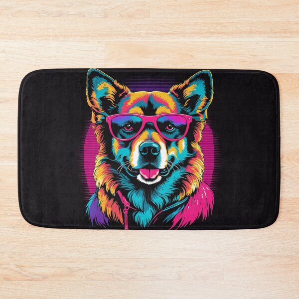 Item preview, When your little dog adopts glasses, each starry night becomes a fashion show under the sky, with lenses reflecting the sparkle of the stars while paws explore the universe designed and sold by Pulsant  Paintings.