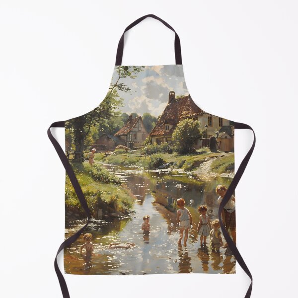 Item preview, Sunlit Splendor: Reflections of Rural Belgium designed and sold by AI-Only Creations.