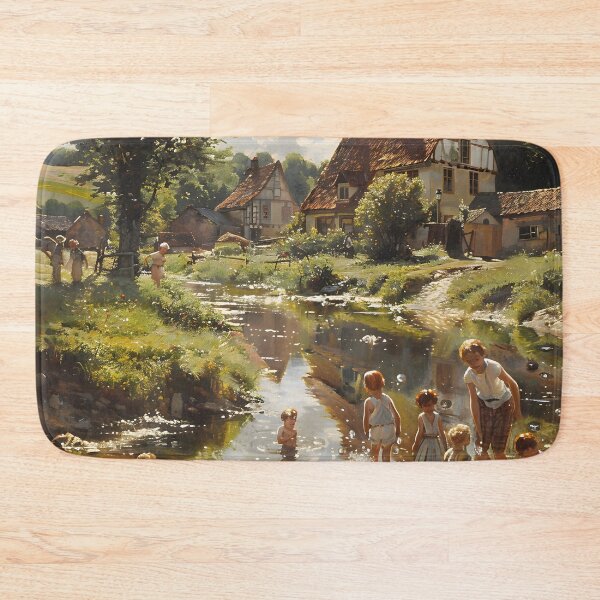 Item preview, Sunlit Splendor: Reflections of Rural Belgium designed and sold by AI-Only Creations.