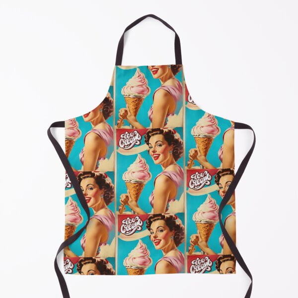 Item preview, 1950s style icream food poster pinup sign vintage classic design designed and sold by Vintage Designs +.