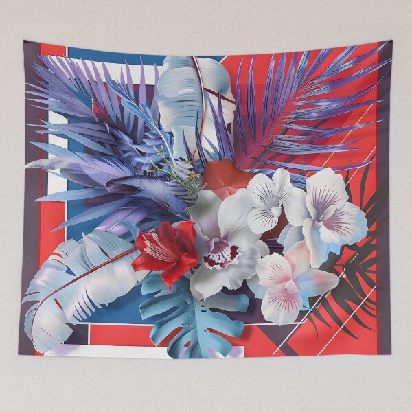 Artikelvorschau, Atemberaubendes geometrisches Muster mit Blumen und Federn entworfen und verkauft von dcrc.