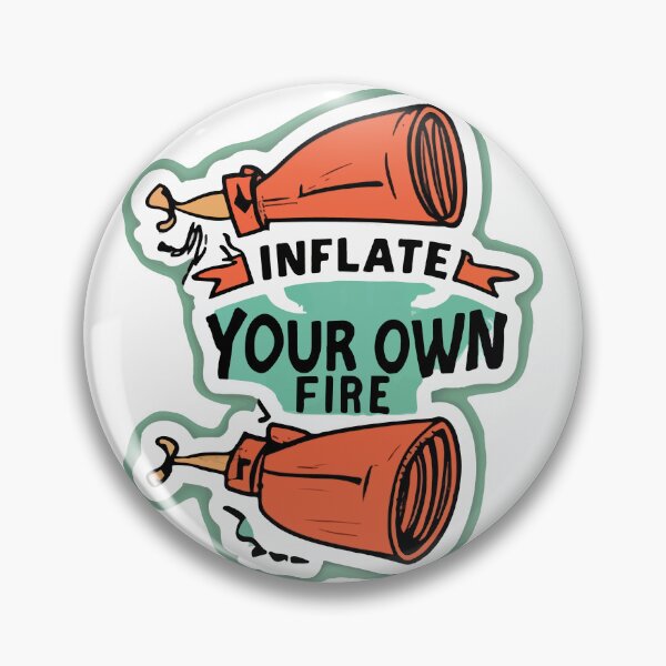 Item preview, Inflate Your Own Fire - Blacksmith Pop Art designed and sold by NiftyWrx.