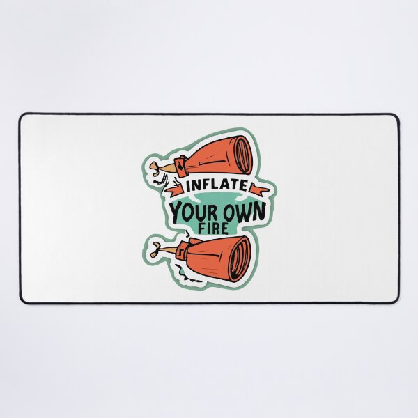 Item preview, Inflate Your Own Fire - Blacksmith Pop Art designed and sold by NiftyWrx.