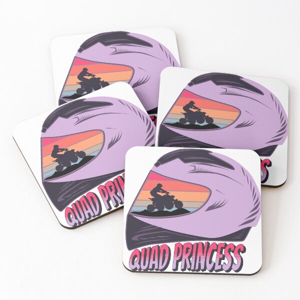 Item preview, Dirt Bike Girls Quad Riding Four Wheeler ATV Quad Princess designed and sold by Nicole Creates.