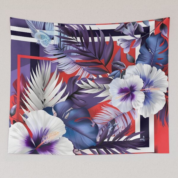 Artikelvorschau, Atemberaubendes geometrisches Muster mit Blumen und Federn entworfen und verkauft von dcrc.