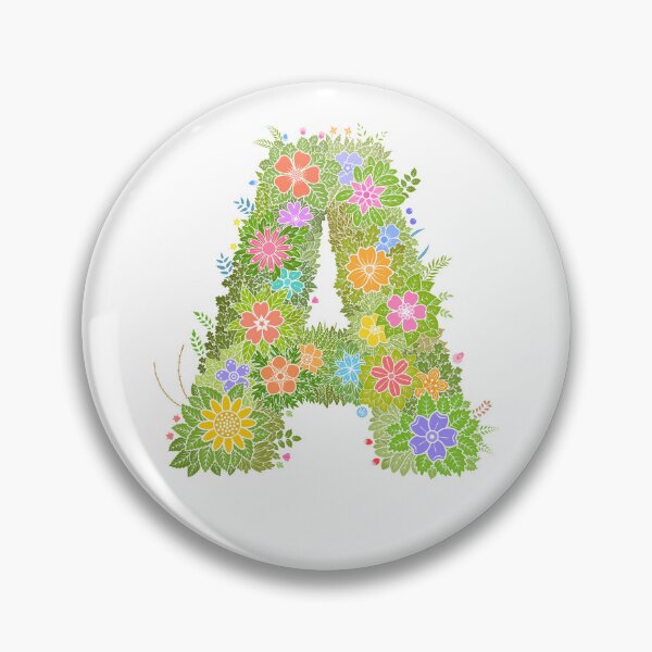 Artikelvorschau, Blumenbuchstabe „A“ WeArePrettierThanFlowers entworfen und verkauft von birthflower.