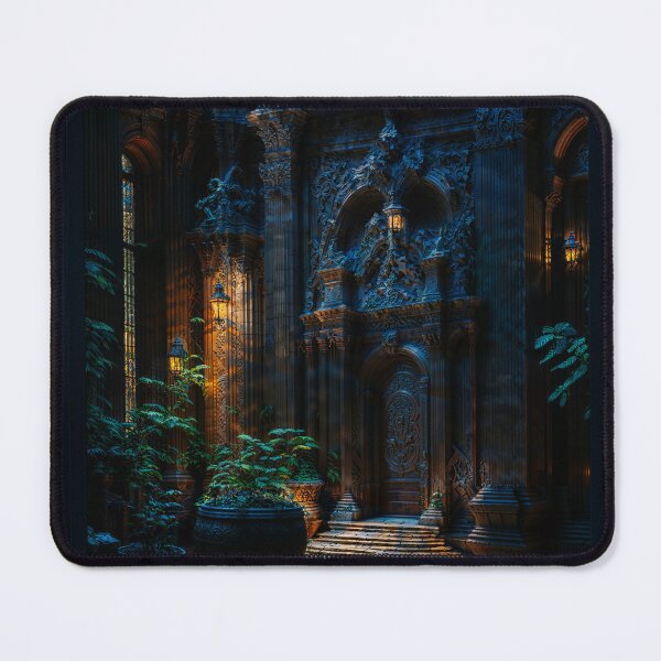 Item preview, The Old Mansion Enchanting AI Concept Mystical Art by Xzendor7 designed and sold by Xzendor7 Digital Art Creations.