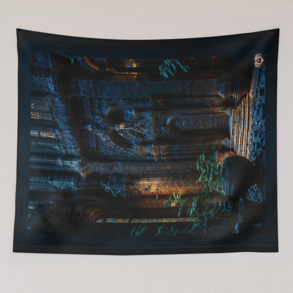 Item preview, The Old Mansion Enchanting AI Concept Mystical Art by Xzendor7 designed and sold by Xzendor7 Digital Art Creations.