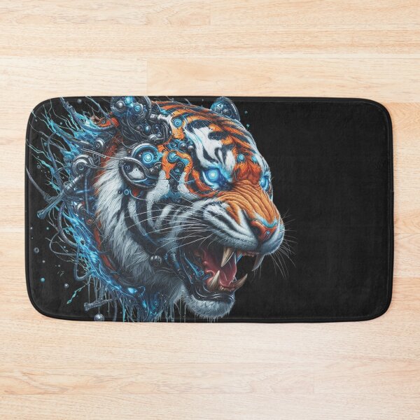 Item preview, Splash Cyber Tiger_v1 designed and sold by TheModernSociety.