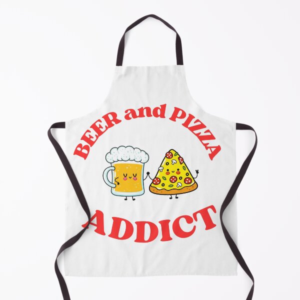 Item preview, Beer and pizza addict designed and sold by LorenzoArtZa.