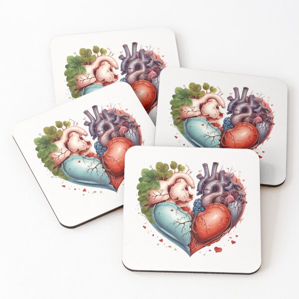 Item preview, Half Healthy Heart designed and sold by Digiheart.