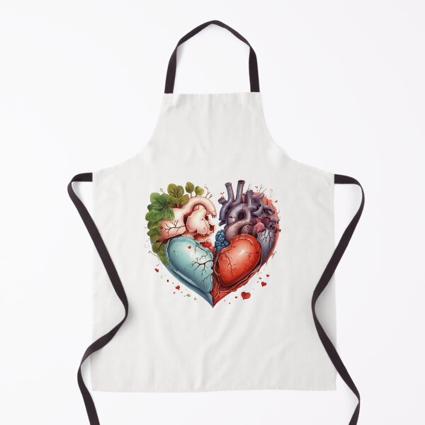 Item preview, Half Healthy Heart designed and sold by Digiheart.