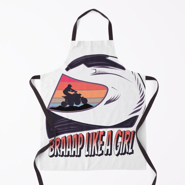 Item preview, Dirt Bike Girl Quad Riding Four Wheeler ATV Braaap Like A Girl designed and sold by Nicole Creates.