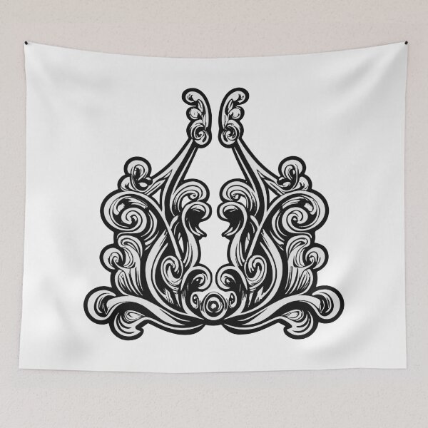 Item preview, Baroque Blacksmith Scrollwork Art designed and sold by NiftyWrx.