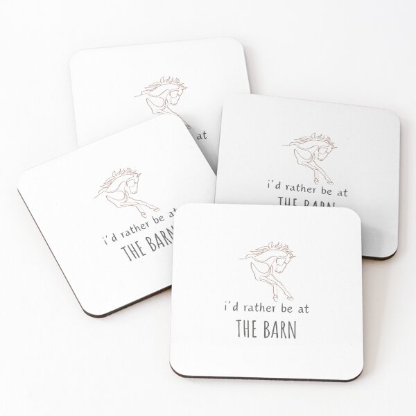 Item preview, I'd rather be at the barn, Horse line art  designed and sold by HappyNoireArt.