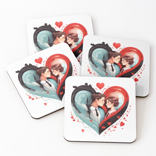Item preview, Love Couple Heart designed and sold by Digiheart.