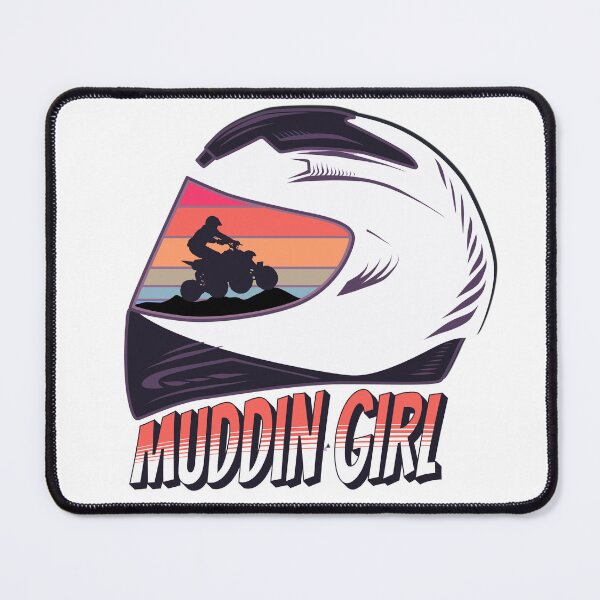Item preview, Dirt Bike Girl Quad Riding Four Wheeler ATV Muddin Girl designed and sold by Nicole Creates.