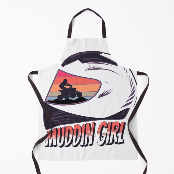 Item preview, Dirt Bike Girl Quad Riding Four Wheeler ATV Muddin Girl designed and sold by Nicole Creates.