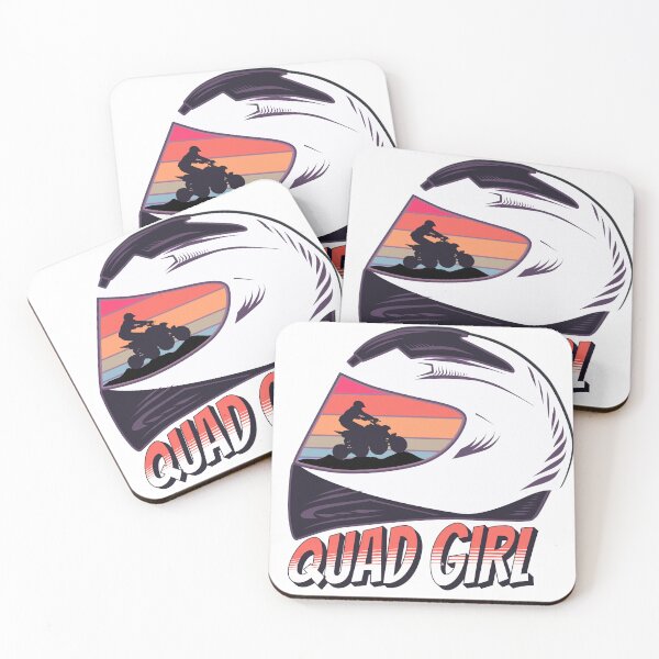 Item preview, Dirt Bike Girl Quad Riding Girl Four Wheeler ATV For Girls designed and sold by Nicole Creates.