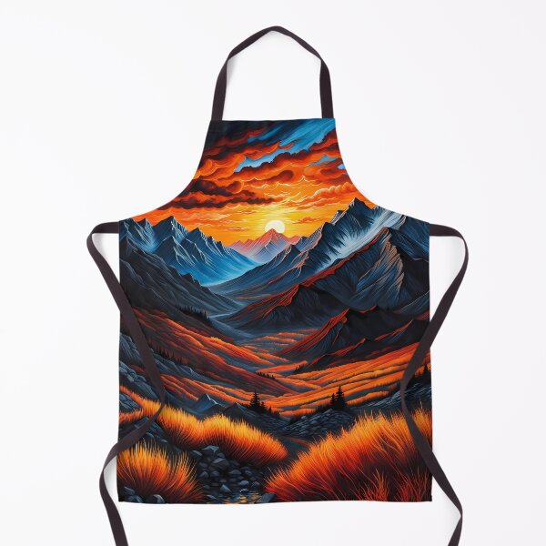 Item preview, Vibrant Mountain Sunset, Ai Generated Art  designed and sold by ACC .