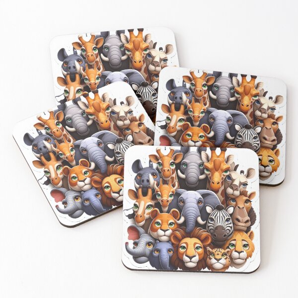 Item preview, Animal faces africa funny gift ideas designed and sold by santoshputhran.