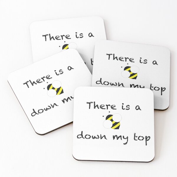 Item preview, There is a bug down my top designed and sold by Running-Duck.