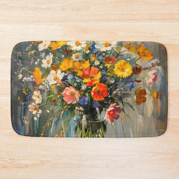 Item preview, Wildflower Symphony: A Brushwork Ballet designed and sold by AI-Only Creations.