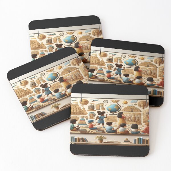 Item preview, Children  Inspired History Learning Wall Art and Puzzle_1 designed and sold by Cupideros.