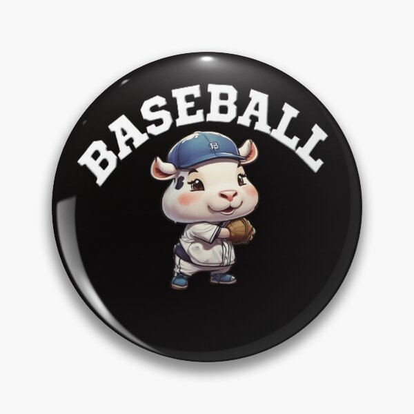 Item preview, Baseball Chibi Cow designed and sold by Angelle55.