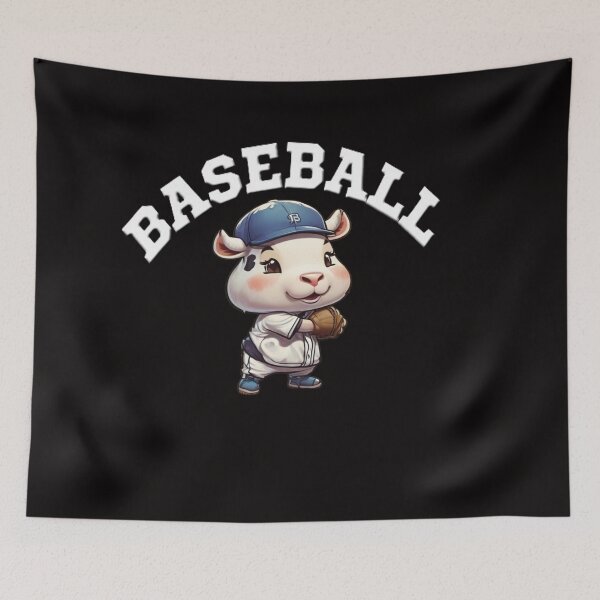 Item preview, Baseball Chibi Cow designed and sold by Angelle55.