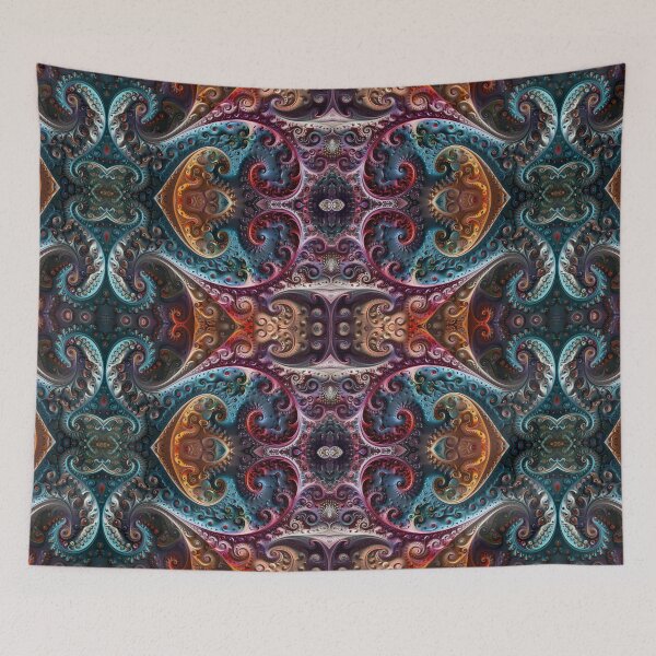 Item preview, Colorful fractal themed pattern designed and sold by Radibor78.