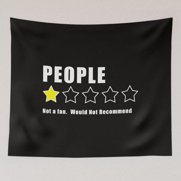 Item preview, People - 1 Star - Not A Fan Would Not Recommend designed and sold by Jamesziachorows.