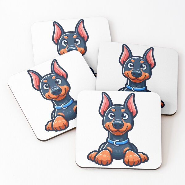 Item preview, Cute Doberman dog kawaii designed and sold by tomamatear.