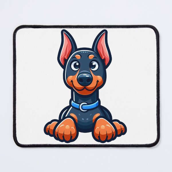 Item preview, Cute Doberman dog kawaii designed and sold by tomamatear.