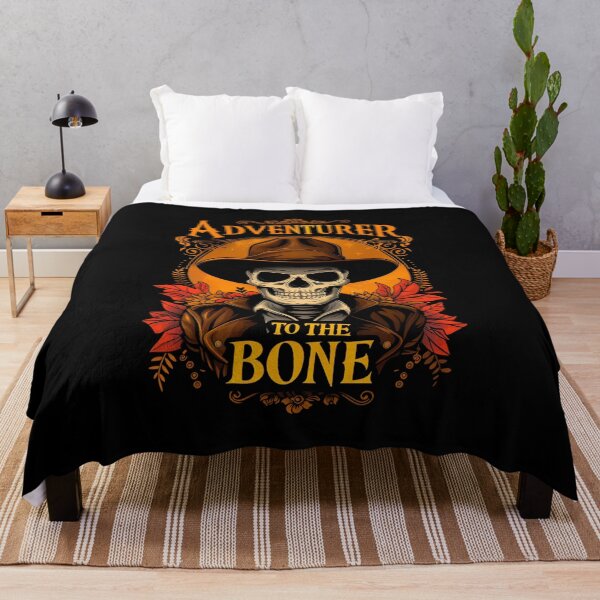 Item preview, Adventurer to the Bone - Skeleton - Halloween - Indy designed and sold by Fenay Designs.