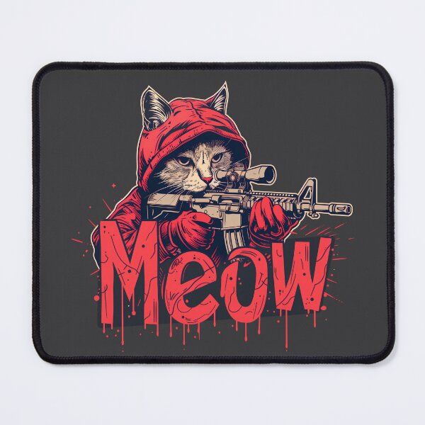Item preview, Tactical Kitten - Meow Design designed and sold by slemfiskz.