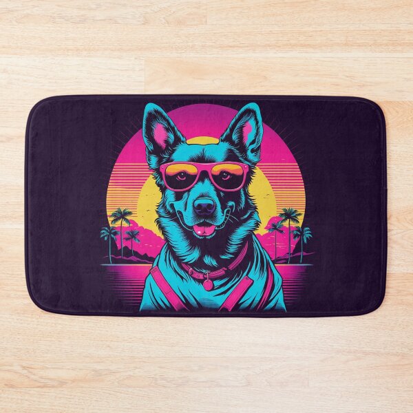 Item preview, Dog with glasses the stylish companion who turns even a simple trip to the market into an opportunity to strut through the streets with elegance, leaving everyone in awe designed and sold by Pulsant  Paintings.