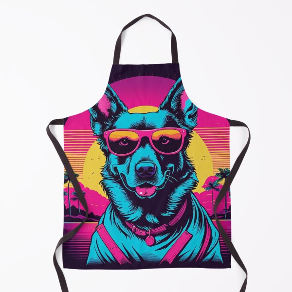 Item preview, Dog with glasses the stylish companion who turns even a simple trip to the market into an opportunity to strut through the streets with elegance, leaving everyone in awe designed and sold by Pulsant Paintings.