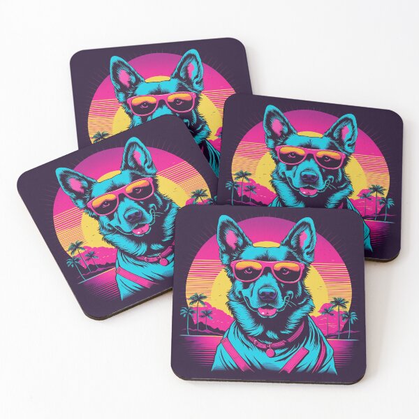 Item preview, Dog with glasses the stylish companion who turns even a simple trip to the market into an opportunity to strut through the streets with elegance, leaving everyone in awe designed and sold by Pulsant  Paintings.