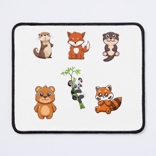 Item preview, cute happy wild animals designed and sold by huape.