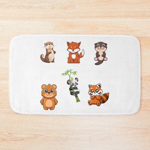 Item preview, cute happy wild animals designed and sold by huape.