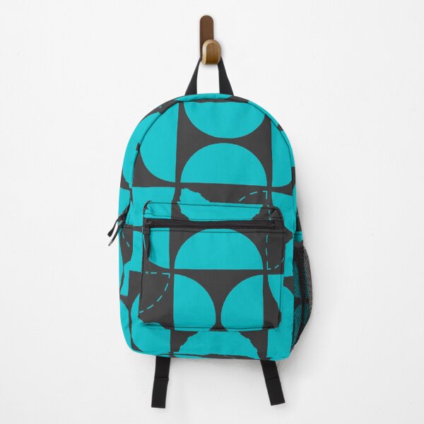 Item preview, abstract semi-circle pattern blue designed and sold by tristanmillward.