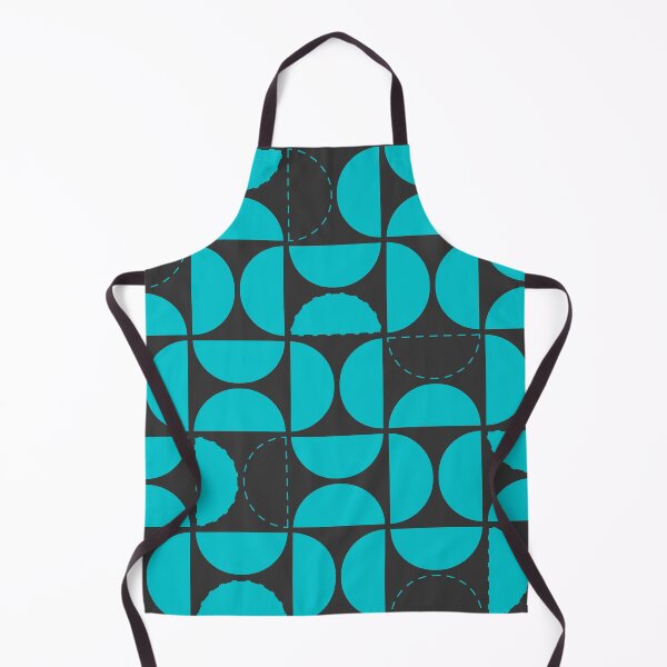 Item preview, abstract semi-circle pattern blue designed and sold by tristanmillward.