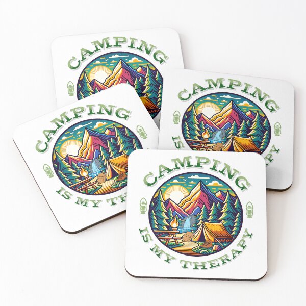 Item preview, Camping is my therapy designed and sold by Katrina Kotlarski.