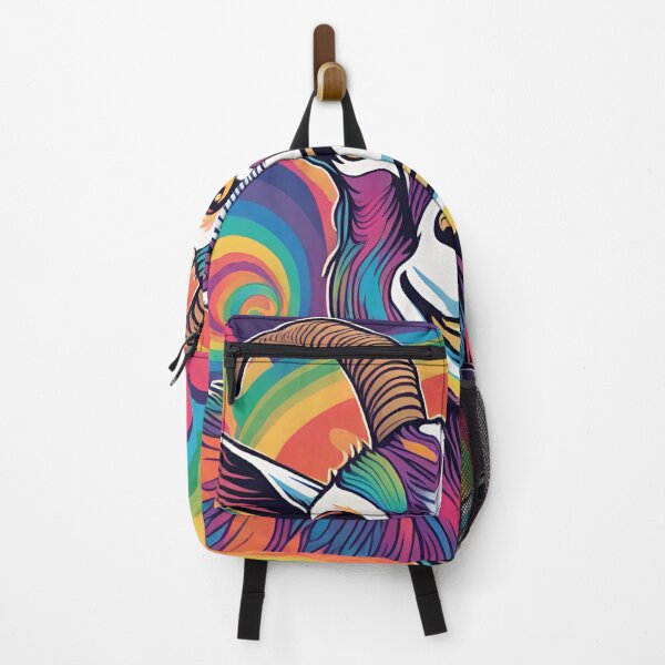 Item preview, Psychedelic smiling gaot designed and sold by Vilemo.