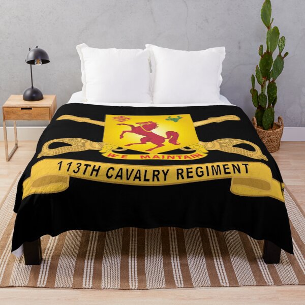 Item preview, Army  - 113th Cavalry Regiment - DUI w Br - Ribbon X 300 designed and sold by Military Insignia Products.