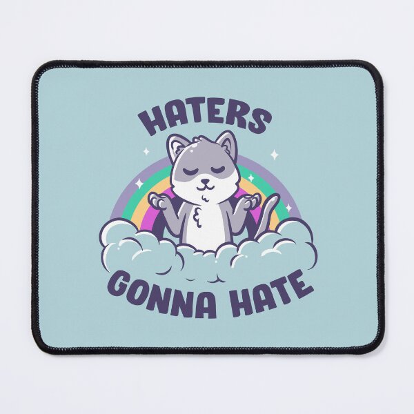 Item preview, Haters Gonna Hate Cute Funny Ironic Cat Gift designed and sold by koalateess.